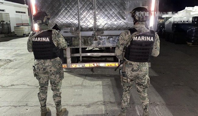 Fuerzas federales aseguran más de media tonelada de metanfetamina en el Recinto Portuario de Mazatlán