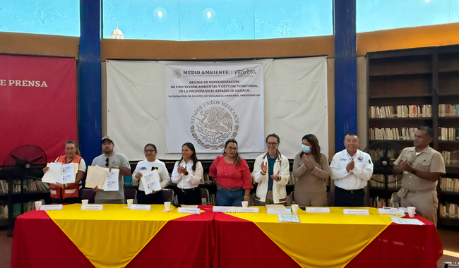 Profepa integra siete nuevos Comités de Vigilancia Ambiental Participativa en la región Costa e Istmo de Oaxaca