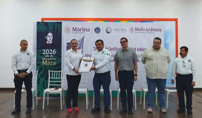 Profepa certifica por calidad ambiental a terminal del Sistema Portuario de Tabasco