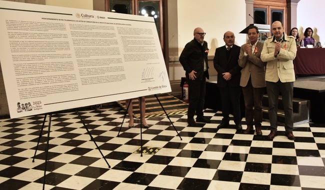 EL INAH REFRENDA COMPROMISO ÉTICO CON FIRMA DE POSICIONAMIENTO CONTRA LA CORRUPCIÓN