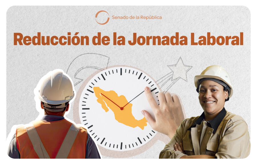 Aprueba Pleno del Senado reforma a Ley Federal del Trabajo para reducir la jornada laboral a 40 horas semanales