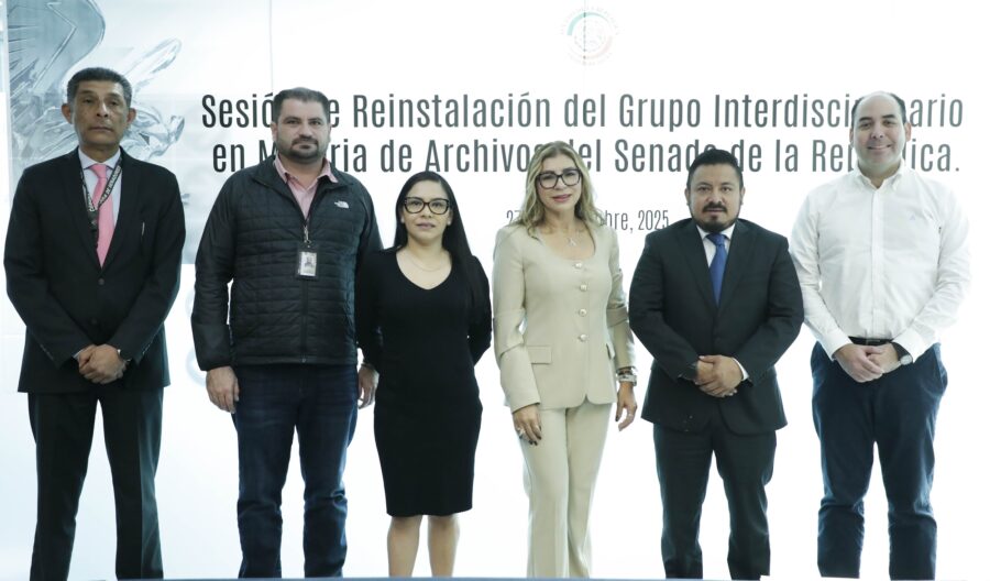 Reinstalan Grupo Interdisciplinario en Materia de Archivos del Senado de la República